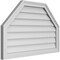 Ekena Millwork Octagonal Top Surface Mount PVC Gable Vent w/ 2"W x 1-1/2"P Brickmould Frame, 34"W x 22"H GVPOT34X2202SN - alternate 2